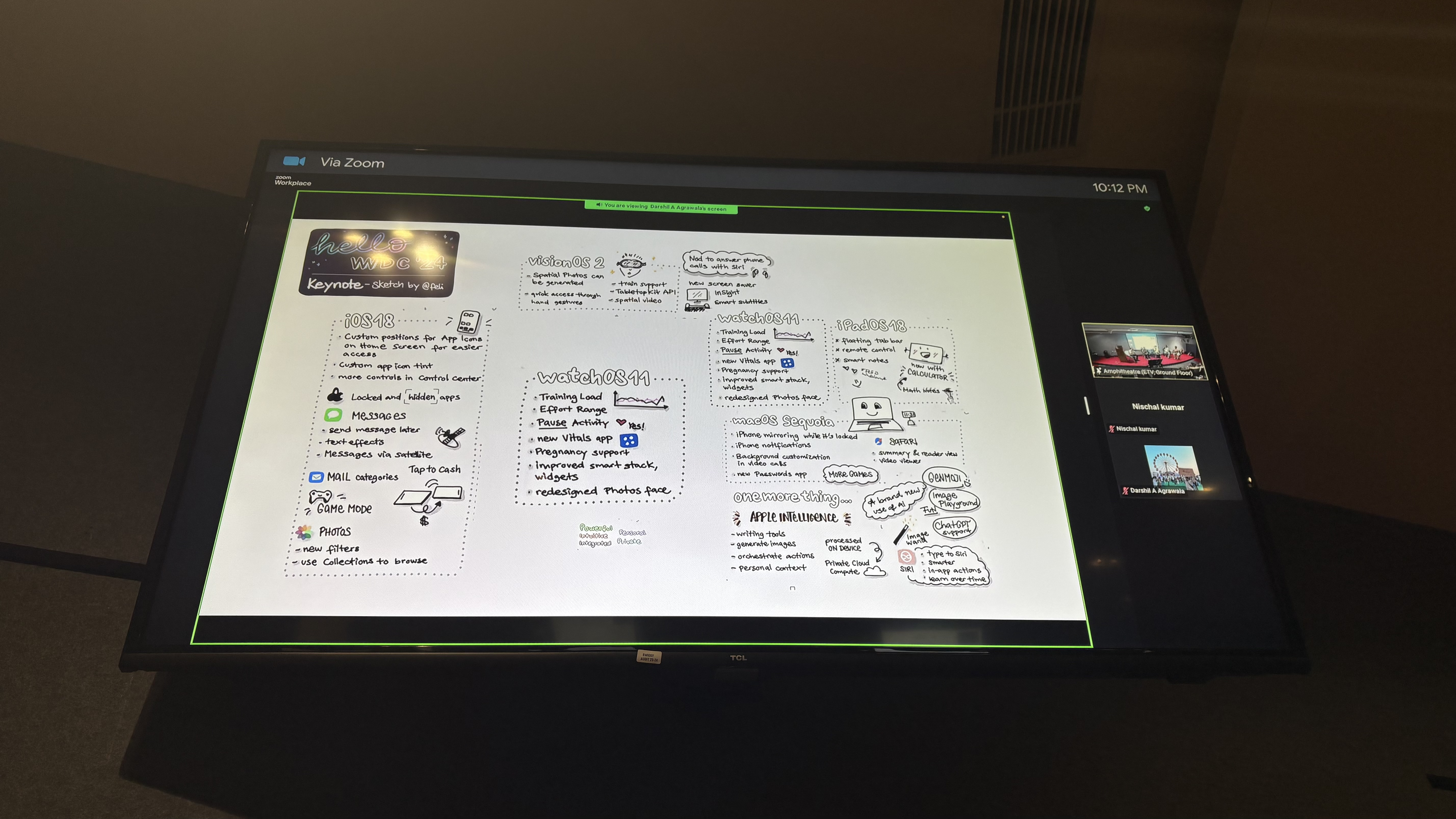 WWDC25 Keynote at Swiggy